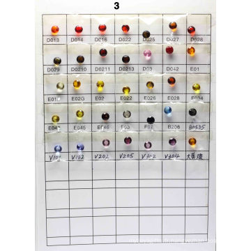 Tableau de couleur en verre B3 Couleur variée pour bijoux